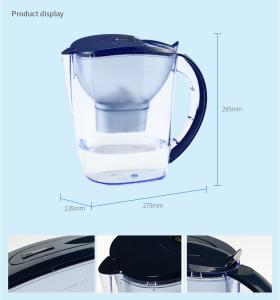 China BPA Free Maxtra Alkaline Water Filter Pitcher 3.5L Capacity Customized Color factory