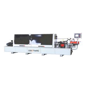 China Wood Based Panels Edge Banding Machine OSETMAC with Corner Trimming Motor 0.37KW * 2 factory