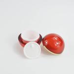 Printing Silk-screen 50g Round Ball Shape Acrylic Cream Jar for Cosmetics