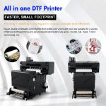 Inkjet Printer with Powder Shaker Dryer All-in-One XP600 I3200 Printhead 60cm