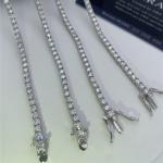 GRA Fine Jewelry Moissanite Tennis Chain Iced Out Tennis Chain For Women