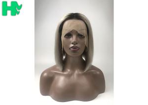 China High Density Real Human Hair Wigs For Women Silky Straight Wave Medium Brown factory