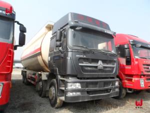 China HW19710 Dry Bulk Transportation 40m3 Dry Bulk Cement Tanker factory