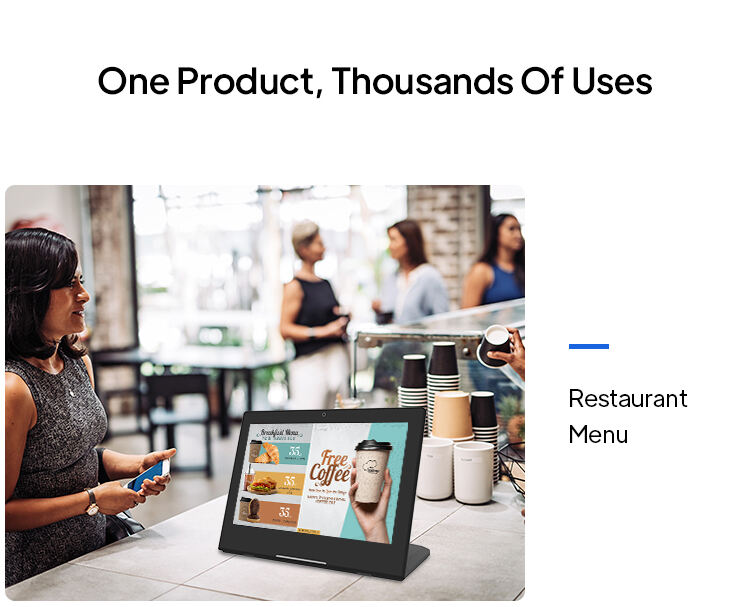 173 inch restaurant ordering tablet with rk3566 processor poe nfc 1080p hd resolution 10 point touch android 11  l shaped design for efficient self service ordering-8