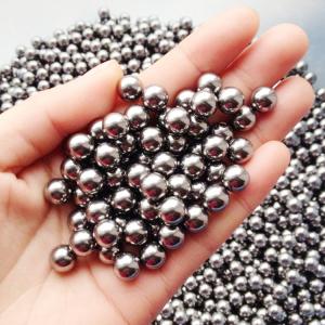 China Chrome Small Round Metal Balls , 52100 Solid Metal Ball 1.3505 G500 8.731MM 11/32 Inch factory