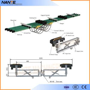 China Steel Surface NCL-400 / NCL*2-400 Carbn Brush for NSP-H32 Conductor Rail System factory