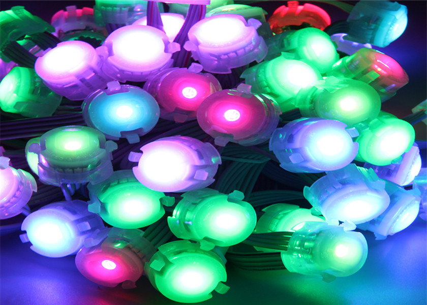 Programmable Addressable 20mm LED Point Light Color Changing DMX512