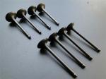 Durable Tractor Engine Parts Exhaust Valve For Kubota V1502-B Inlet Size 33 * 8