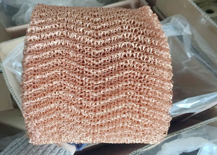 Copper Knitted Wire Mesh 0.018-2.03mm Wire Diameter Non Flammable
