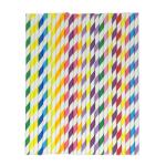 Eco Friendly Drinking Straw Tubes Cocktail Paper Jumbo Straw Sharp End for Party