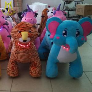 China Hansel elephant animal electric ride on car walking plush unicorn animal with CE for sale factory