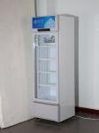 338L Drinks Glass Door Display Freezer Direct Cooling Single Door