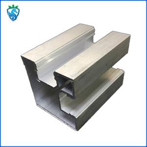 China Custom Aluminum Handrail Profile Stair Handrail Wood Grain Railing Profile Oval Aluminum Tube factory