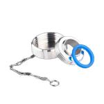 Stainless Steel 304 316 SMS Union Blind Set Weld Male Weld Liner Slotted Nut and