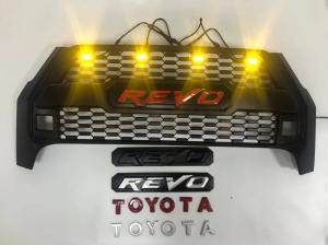 China OEM Manufacturer Wholesale ABS Plastic Black Front Grill for Toyota Hilux Rocco Revo 2020 2021 factory