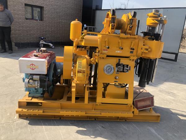 100 Meters Exploration Drilling Machine With Diesel Engine BW 160 Mud Pump Video