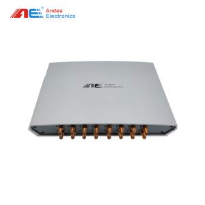 Fixed UHF RFID Long Range Reader With 16 Ports Antenna Interface For Asset