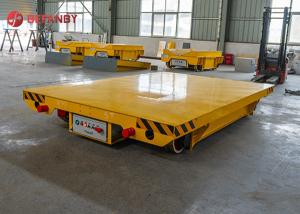China 50T Safe Rail Motorized Carriage Battery Transfer Cart For Steel Plant factory