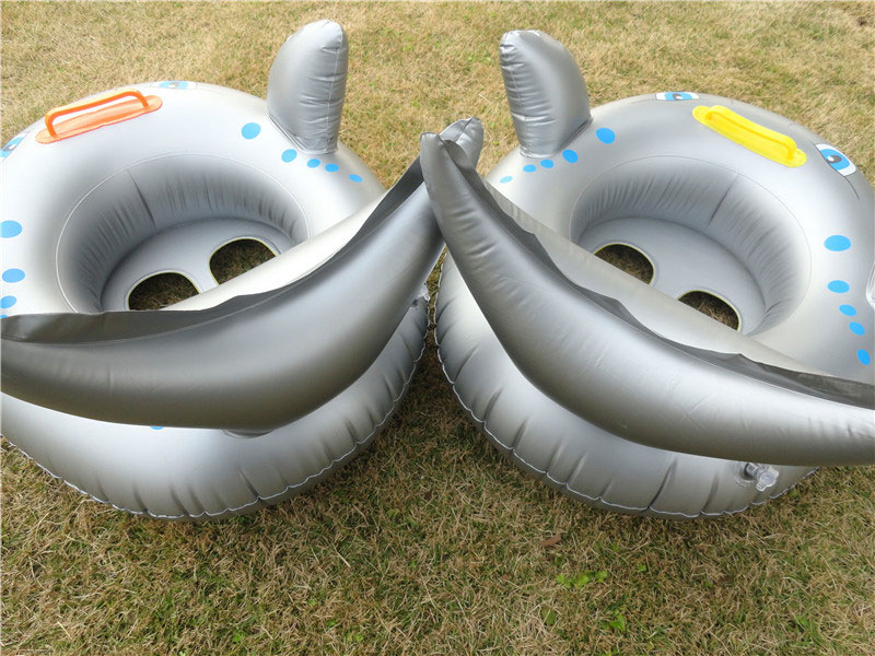 Fun in the Sun Swimming Pool Shark Float Ring Tubes for Kids Age Range 2 to 4 Years