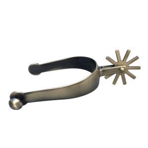 China Alloy Horse Spurs Men Rider Horsemanship Western Stainless Steel Equestrian Equipment factory