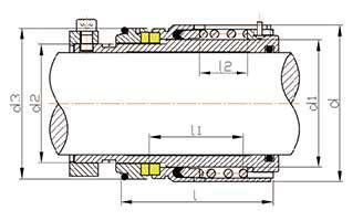 2015 hot sale China supplier water pump seal mechanical seal