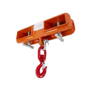 China Orange Fork Truck Swivel Hook Attachment 1 Tonne 1000KGS Capacity factory