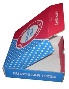 China Enviromental recyclable white pizza boxes factory