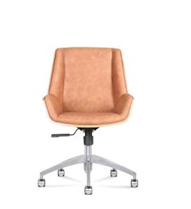 China Bedroom Lobby Hotel Desk Chairs 0.225CBM 360 Deg Mid Back Leather Upholstery factory