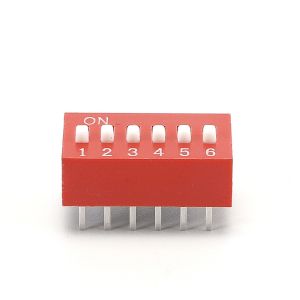 8 Position Waterproof Electronic Dip Switch 6P Single Pole Single Throw 2.54
