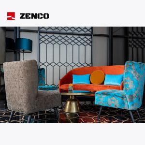 China Hotel Lobby Furniture Set With Fabric Sofa, Lounge Chair, Coffee Table factory