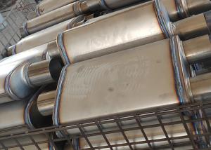 China Universal 409 1.5mm Stainless Steel Exhaust Muffler For Car factory