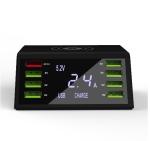 Integrated Safety Multiple Phone Charging Station Lightweight Portable Design