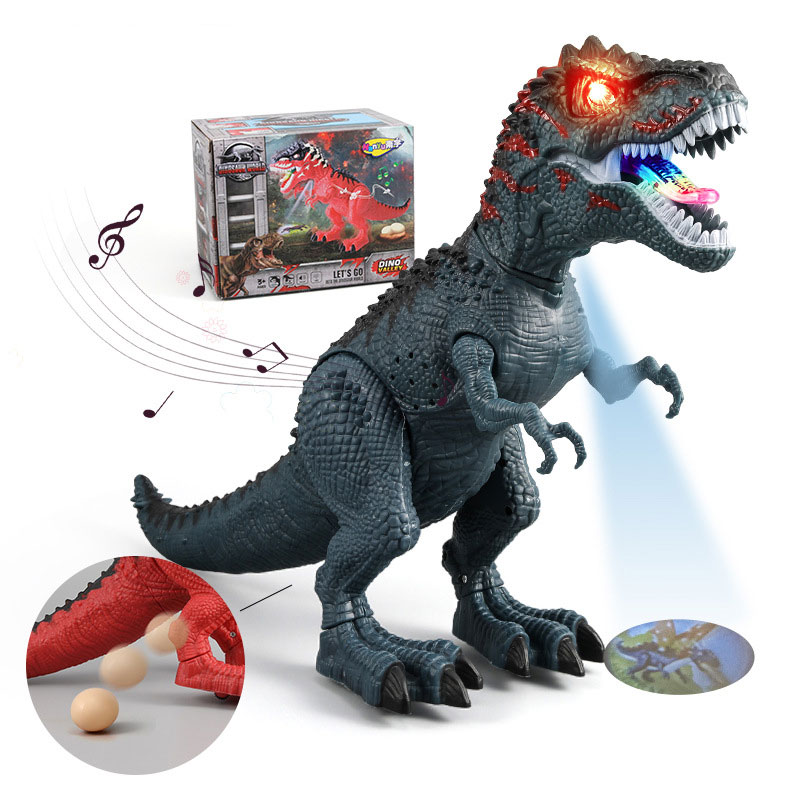 Projection Egg Laying Dinosaur Model Great for Unisex and Children Aged 2 to 4