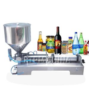 China Semi Automatic Ice Cream Water Liquid Honey Juice Sauce Soft Drink Tomato Paste Filling Machine factory