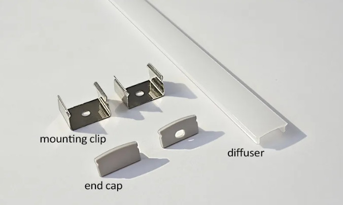 7.8*9mm Slim Rimless LED Aluminium Profile Light For LED Strip Lights
