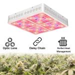 Small Led Supplemental Greenhouse Lighting , 400w Led Grow Light Panel 850mA