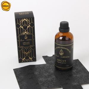 China OEM Paperboard Essential Oil Packaging Box CMYK 4C Printing Gold Foil Stamping factory