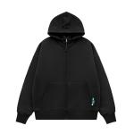 Unisex Custom 350gsm Sublimation Blank Hoodies Puff Printing Zip Up Hoodie