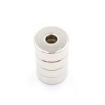 Permanent N45 Ring NdFeB Neodymium Magnet With Countersunk Hole
