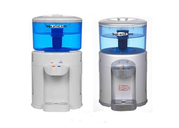 Silver And White Color Mini Water Cooler Dispenser 5L Desktop Type With