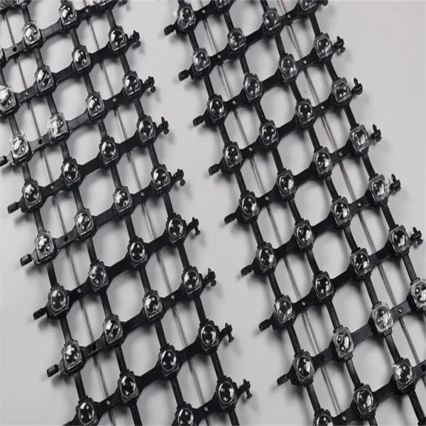 China P50 P62.5 P125 Pixels RGB LED Mesh Screen Waterproof Indoor / Outdoor Landscape Lighting factory