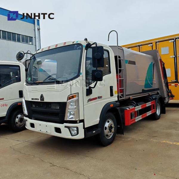 China HOWO Garbage Truck 4X2 5CBM 105CBM Garbage Trash Compactor Garbage Truck factory