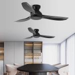 56-Inch Retro Industrial Ceiling Fan Commercial Frequency Conversion Non-Light