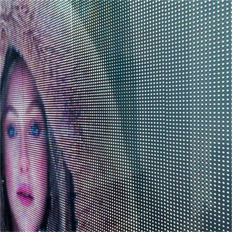 Super Slim Led Screen PCB Board Flexible Transparent Film P20 Advertising Led Display Easy Installation
