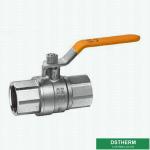 Nickel Plated Middle Weight Gas Ball Valve Customized Forged Brass Ball Valve