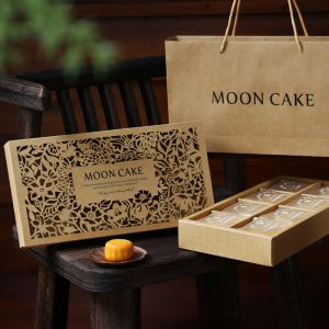 China Eco-Friendly Mooncake Gift Box Set with Custom Printing factory