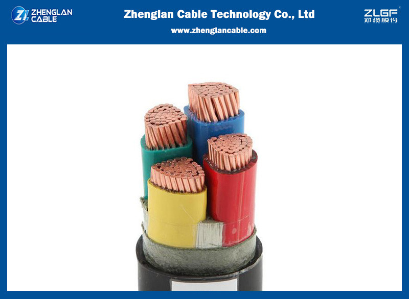 PVC Insulated PVC Sheathed SWA Armored Multicore Power Cable 3x35+2x16sqmm