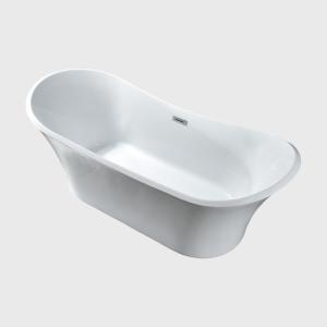 China Hotel Relaxation Freestanding Slipper Bath Oval Small Big Size Floor Mounted factory