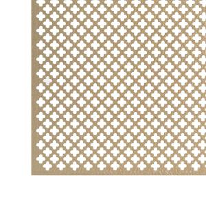 China PVDF Coating Architectural Square Aluminum Perforated Panels Decorative Metal Perforated Sheet factory