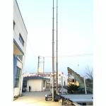 10m locking pneumatic telescopic mast 150kg payloads-mobile telecom mast tower